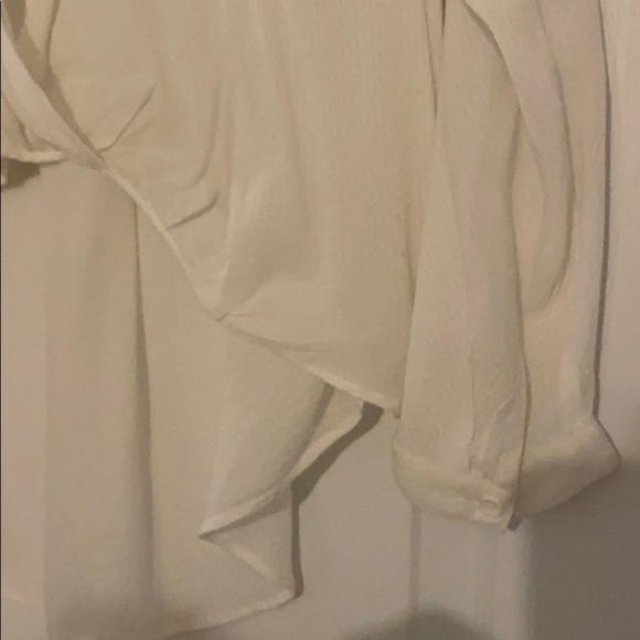 White shirt long blouse - Picture 3 of 4